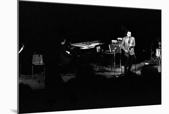 Stan Getz, Royal Festival Hall, London, 1988-Brian O'Connor-Mounted Photographic Print