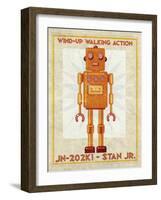 Stan Jr. Box Art Robot-John W Golden-Framed Giclee Print