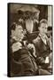 Stan Laurel and Oliver Hardy, American-Based Comedy Duo, 1933-null-Framed Stretched Canvas