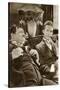 Stan Laurel and Oliver Hardy, American-Based Comedy Duo, 1933-null-Stretched Canvas