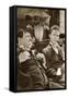 Stan Laurel and Oliver Hardy, American-Based Comedy Duo, 1933-null-Framed Stretched Canvas