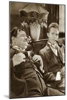 Stan Laurel and Oliver Hardy, American-Based Comedy Duo, 1933-null-Mounted Giclee Print
