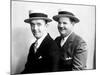 Stan Laurel and Oliver Hardy [Laurel & Hardy] in Early Hal Roach Studio Portrait Shot, c. Mid 1920s-null-Mounted Photo
