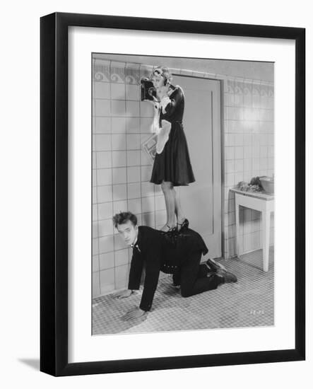 Stan Laurel, Laurel and Hardy's Laughing 20's, 1965-null-Framed Photographic Print