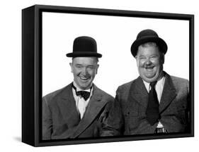 Stan Laurel, Oliver Hardy, c.1940s-null-Framed Stretched Canvas