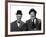 Stan Laurel, Oliver Hardy, c.1940s-null-Framed Photo