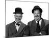 Stan Laurel, Oliver Hardy, c.1940s-null-Mounted Photo