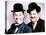 Stan Laurel, Oliver Hardy, ca. 1930s-null-Stretched Canvas