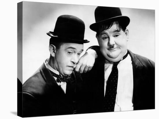 Stan Laurel, Oliver Hardy [Laurel & Hardy], ca. 1930s-null-Stretched Canvas