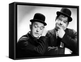 Stan Laurel, Oliver Hardy-null-Framed Stretched Canvas