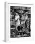 Stan Wentland and Wife Jo Restock Grocery Store, Rockford, Illinois-Margaret Bourke-White-Framed Photographic Print