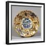 Stand Decorated with Coat of Arms, Ceramic, Laterza Manufacture, Puglia, Italy-null-Framed Giclee Print