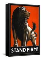 Stand Firm-Vintage Apple Collection-Framed Stretched Canvas