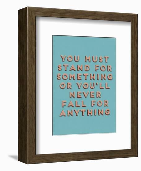 Stand for Something-null-Framed Giclee Print