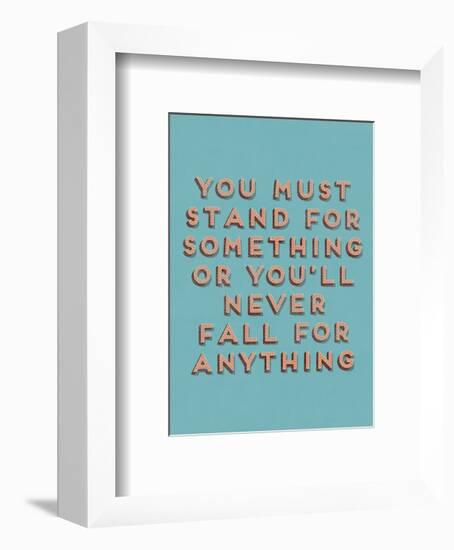 Stand for Something-null-Framed Giclee Print