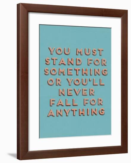 Stand for Something-null-Framed Giclee Print