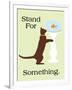 Stand for Something-Cat is Good-Framed Art Print