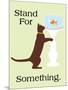 Stand for Something-Cat is Good-Mounted Premium Giclee Print