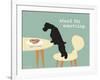 Stand For Something-Dog is Good-Framed Art Print