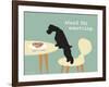 Stand For Something-Dog is Good-Framed Art Print