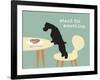 Stand For Something-Dog is Good-Framed Art Print