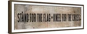 Stand for the Flag-null-Framed Premium Giclee Print