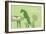 Stand - Green Version-Dog is Good-Framed Art Print