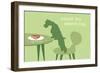 Stand - Green Version-Dog is Good-Framed Premium Giclee Print