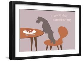 Stand - Naturals Version-Dog is Good-Framed Art Print