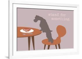 Stand - Naturals Version-Dog is Good-Framed Art Print