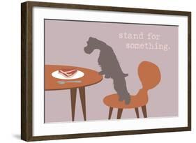 Stand - Naturals Version-Dog is Good-Framed Art Print