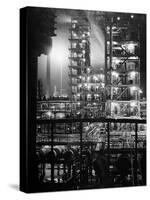 Stand Oil of Baton Rouge Refinery Helps Make Rubber, High-Octane Gasoline and Explosives-Andreas Feininger-Stretched Canvas