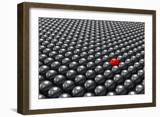 Stand Out of the Crowd-Oakozhan-Framed Art Print
