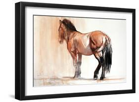 Stand (Przewalski), 2013-Mark Adlington-Framed Giclee Print