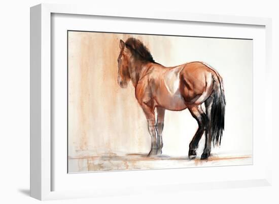 Stand (Przewalski), 2013-Mark Adlington-Framed Giclee Print