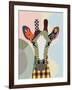 Stand Tall Giraffe-Lanre Adefioye-Framed Giclee Print