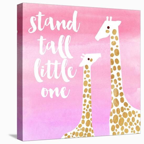 Stand Tall Pink-Evangeline Taylor-Stretched Canvas