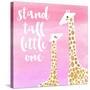 Stand Tall Pink-Evangeline Taylor-Stretched Canvas