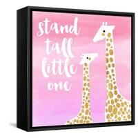 Stand Tall Pink-Evangeline Taylor-Framed Stretched Canvas