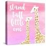 Stand Tall Pink-Evangeline Taylor-Stretched Canvas