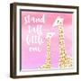 Stand Tall Pink-Evangeline Taylor-Framed Art Print