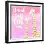 Stand Tall Pink-Evangeline Taylor-Framed Art Print