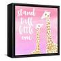 Stand Tall Pink-Evangeline Taylor-Framed Stretched Canvas