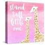 Stand Tall Pink-Evangeline Taylor-Stretched Canvas