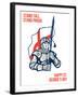 Stand Tall Proud English Happy St George Greeting Card-patrimonio-Framed Art Print