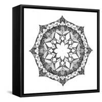 Stand Your Ground Mandala-Nicky Kumar-Framed Stretched Canvas