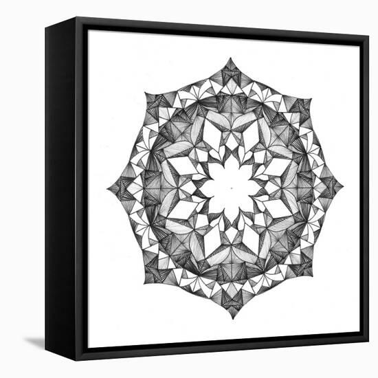 Stand Your Ground Mandala-Nicky Kumar-Framed Stretched Canvas