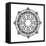 Stand Your Ground Mandala-Nicky Kumar-Framed Stretched Canvas