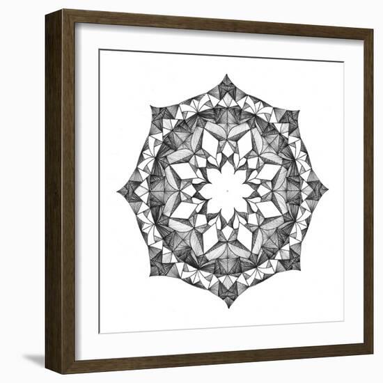 Stand Your Ground Mandala-Nicky Kumar-Framed Giclee Print