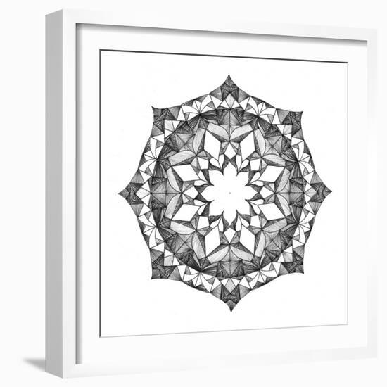 Stand Your Ground Mandala-Nicky Kumar-Framed Giclee Print